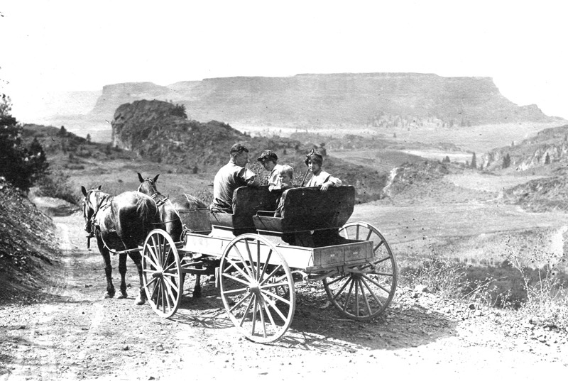 The old wagon trail in Northrup Canyon - The Star